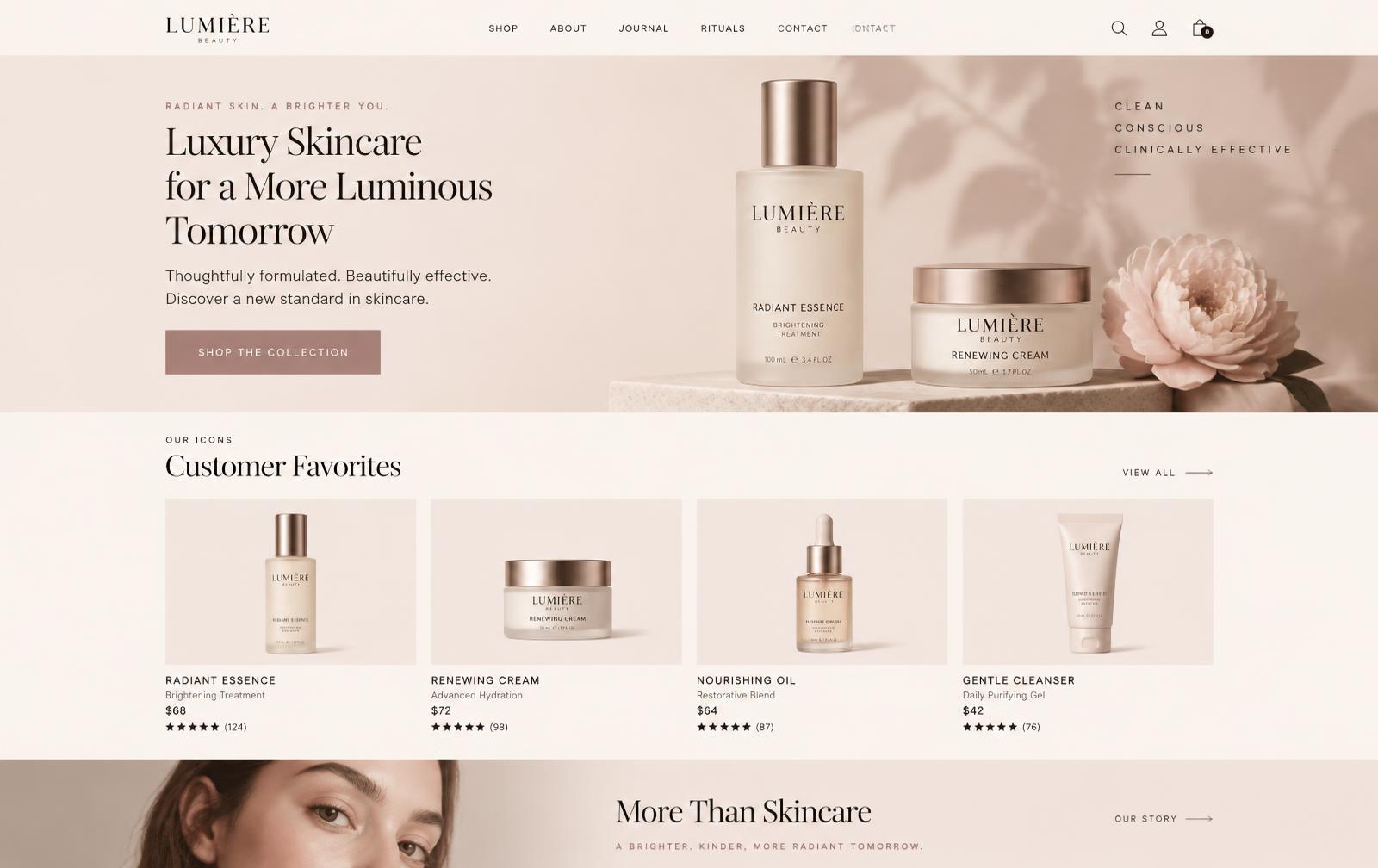 LUMIÈRE BEAUTY — E-commerce de belleza y cosmética